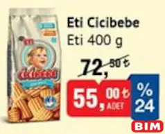 ETİ CİCİBEBE BİSKÜVİ 400 G ETİ CİCİBEBE BİSKÜVİ 400 G